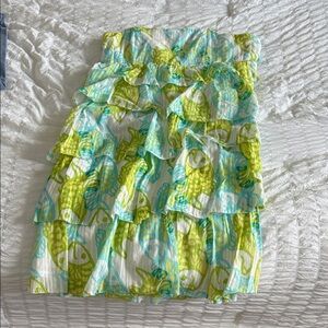 Lilly Pulitzer tiered fish dress